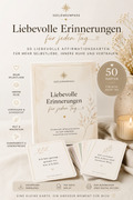 Liebevolle Erinnerungen für jeden Tag - 50 liebevolle Affirmationskarten ( PDF )
